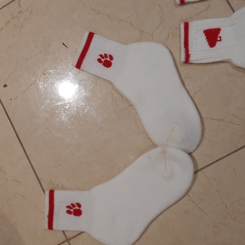 OFFICIAL AUTHENTIC BRISTOL CHEERLEADING 📣 SOCKS PAW PRINTS KIDS